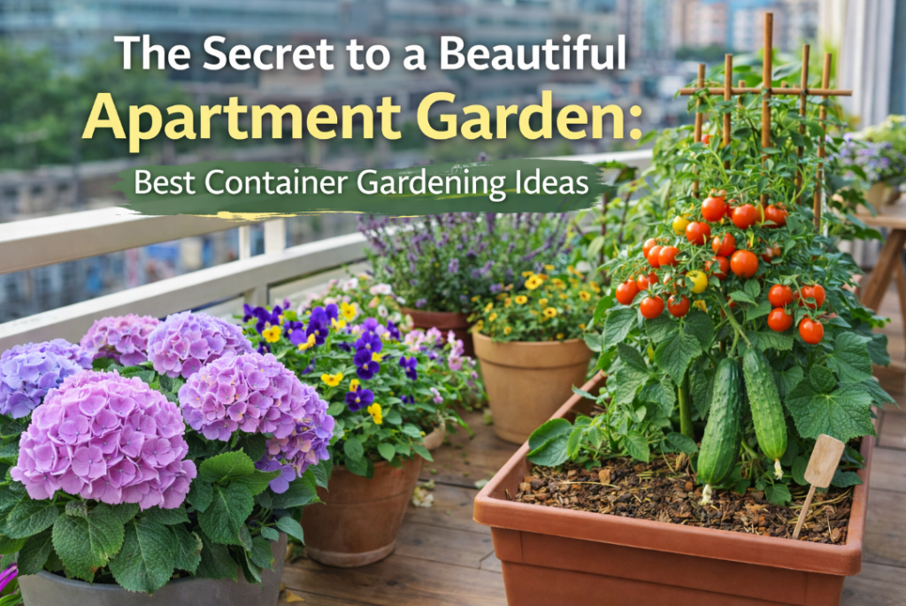 best container gardening ideas for apartments