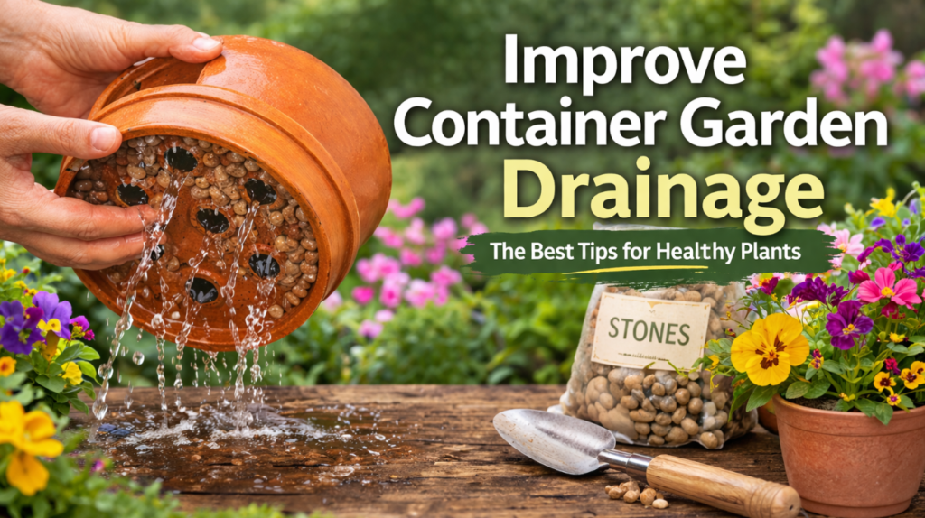 best drainage tips for container gardens