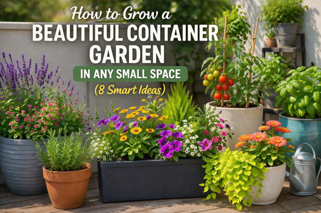 container gardening in small spaces scaled
