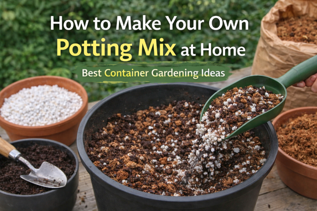 how to make your own potting mix