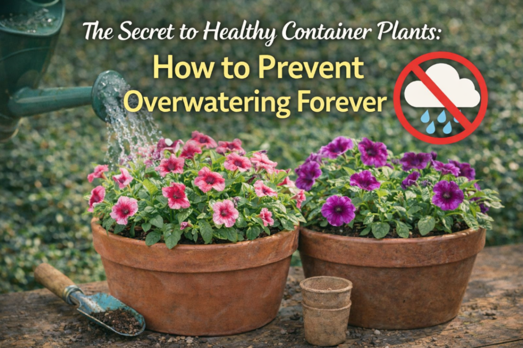 how to prevent overwatering in pots