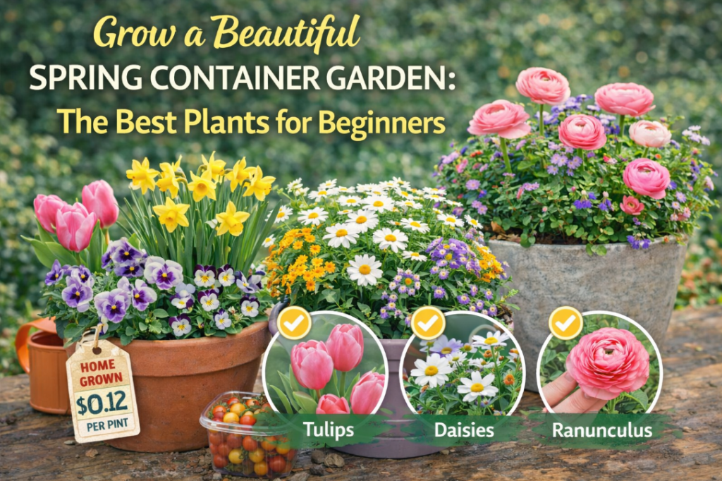 best container plants for spring gardens