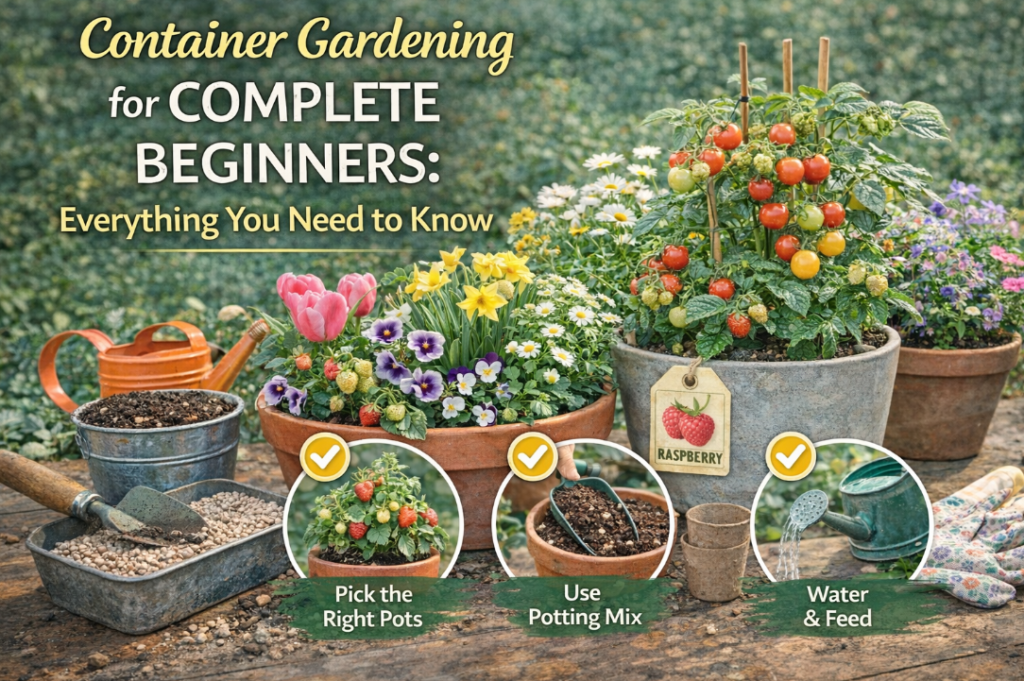container gardening for complete beginners
