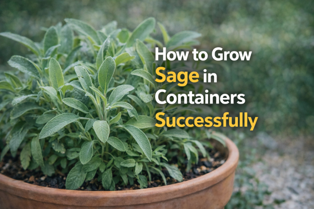 How to Grow Sage in Containers Successfully how to grow sage in containers successfully