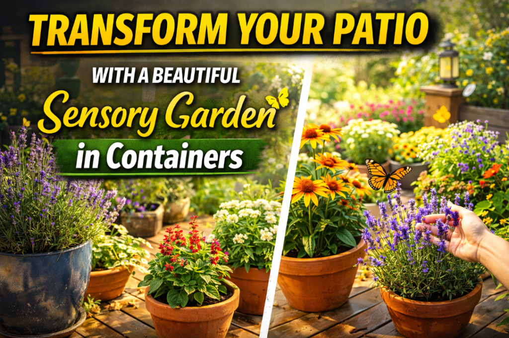 how to grow a sensory garden in pots